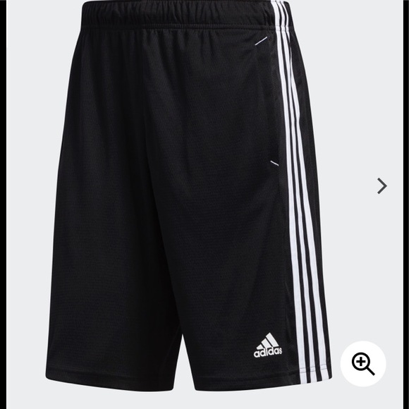 mens adidas shorts black